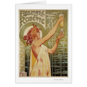Poster del anuncio del ajenjo de Robette