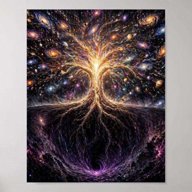 Póster del Árbol de la Creación (Frente)