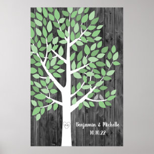 Póster del árbol de los deseos - Alternativa al li