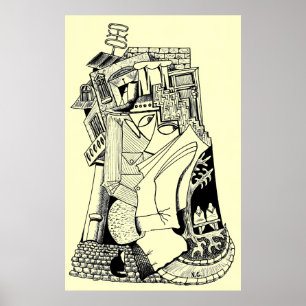 poster del arte abstracto