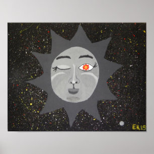 Poster del arte de 11x14 "del Sun más sabio"