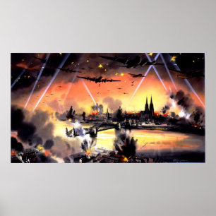 poster del arte de la guerra del bombardero A