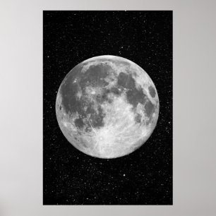 Poster del arte de la Luna Llena