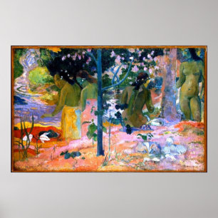 poster del arte de la pintura de Paul Gauguin de