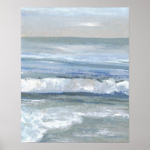 Poster del arte de la playa del océano de