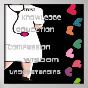 Poster del arte de la semana de la enfermera