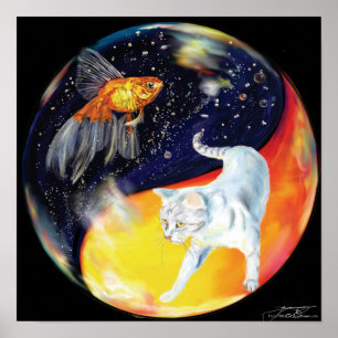 Poster del arte de Yinyang