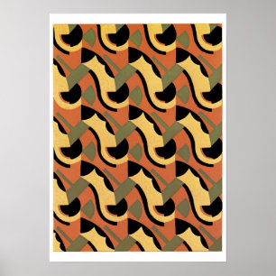 Poster del arte del jazz de Gladky de la sarga