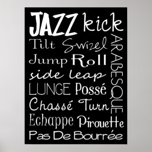 Poster del arte del subterráneo de la danza del
