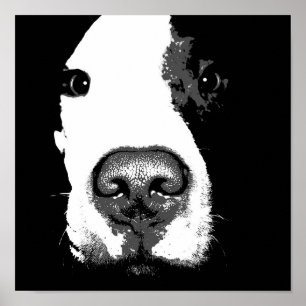 Poster del arte pop del perro