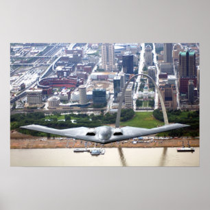 Póster del bombardero B-2 Spirit