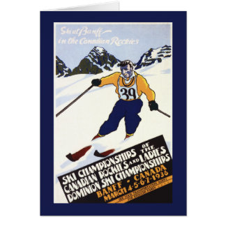 Poster del campeonato de esquí de Dominion