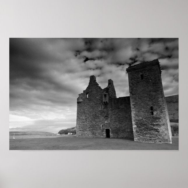 Póster del castillo de Lochranza, isla de Arran, E (Frente)