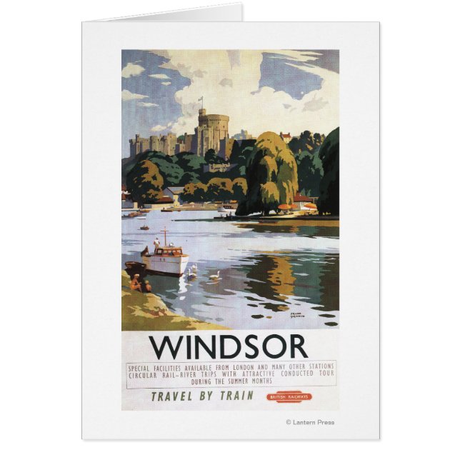 Poster del Castillo del Támesis de Windsor en los  (Frente)