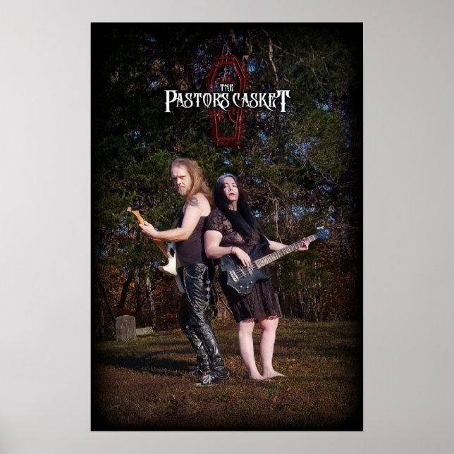 póster del cementerio de The Pastor's Casket (Frente)