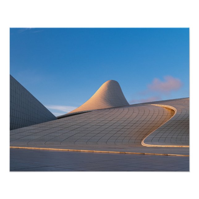 Póster del Centro Heydar Aliyev (Anverso)
