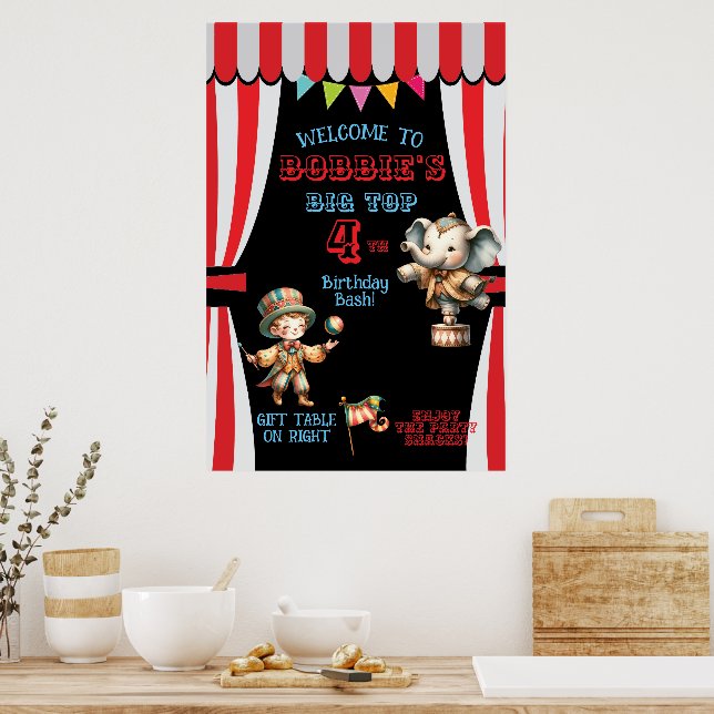 Póster del Circo Big Top (Cocina)