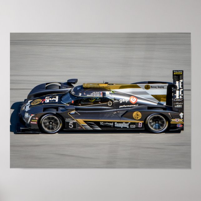 Póster del coche de carreras #5 (Frente)