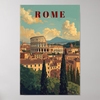 Póster del Coliseo de Roma Arte de Pared