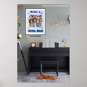 Póster del Coro de Jóvenes de la Iglesia