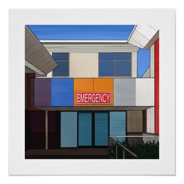 Poster del Departamento de Emergencia (Anverso)