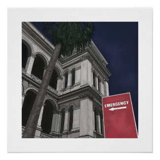 Poster del Departamento de Emergencia