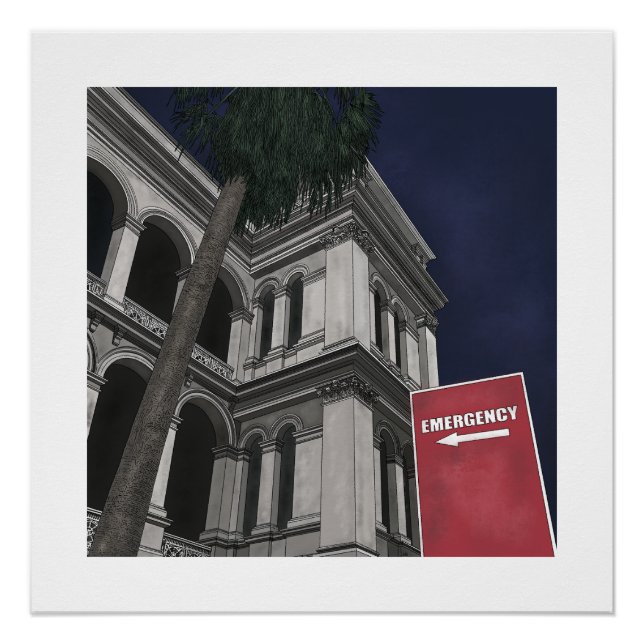 Poster del Departamento de Emergencia (Anverso)