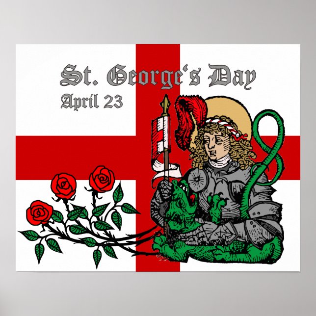 Póster del Día de San Jorge (Versión de Nuremberg) (Frente)