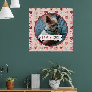 Póster del Día de San Valentín con Foto de tu Perr