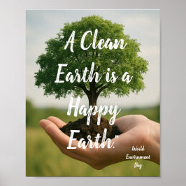Póster del Día Mundial del Medio Ambiente