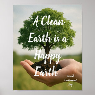Póster del Día Mundial del Medio Ambiente