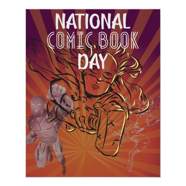 Poster del Día Nacional del Libro de Historietas (Anverso)