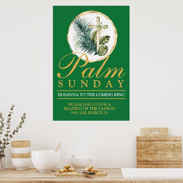 Póster del Domingo de Ramos (Cocina)