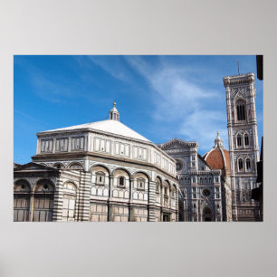 póster del Duomo y Baptisterio, Florencia