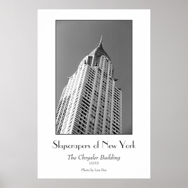 Póster del edificio Chrysler (Frente)