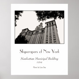 Póster del Edificio Municipal de Manhattan