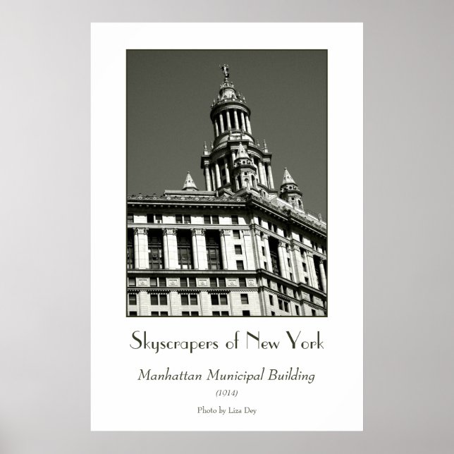 Póster del Edificio Municipal de Manhattan (Frente)