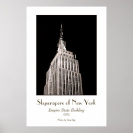 Póster del Empire State Building (Tinteado)