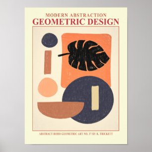 Póster del EP geométrico abstracto n.º 7