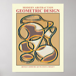 Póster del EP geométrico abstracto n.º 9