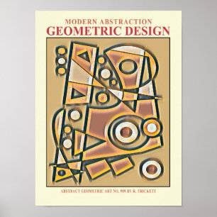 Póster del EP geométrico abstracto No. 6