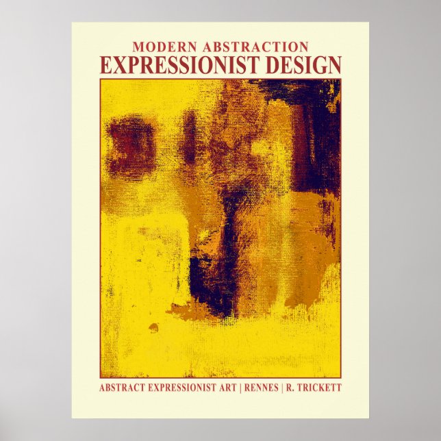 Póster del EP No. 3 expresionista (Frente)