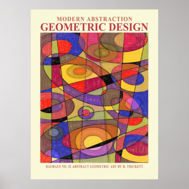 Póster del EP No. 4 Geométrico Abstracto (Frente)