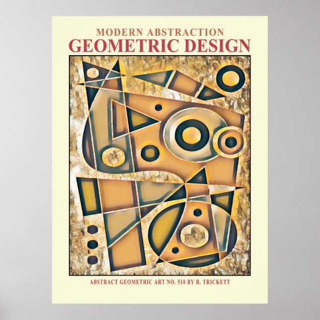 Póster del EP No. 8 geométrico abstracto (Frente)