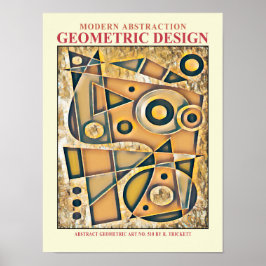 Póster del EP No. 8 geométrico abstracto