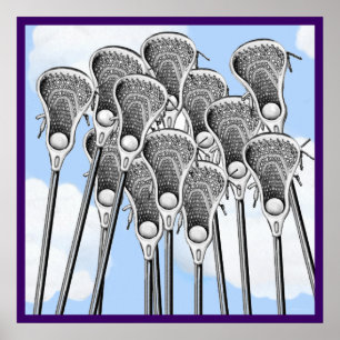 Póster del equipo de Lacrosse