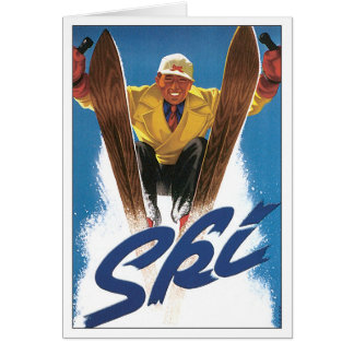 Poster del esquí de la reproducción