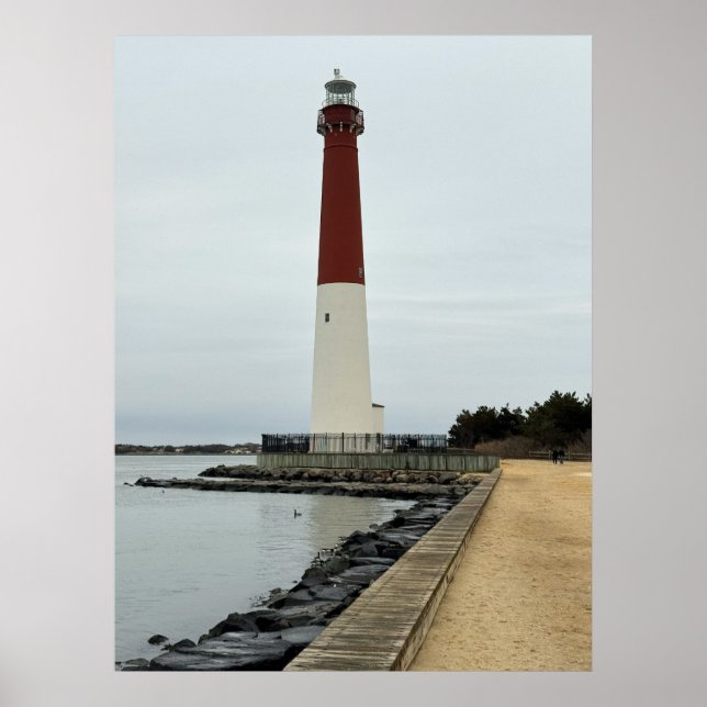 Póster del faro de Barnegat Light (Frente)