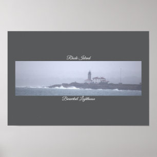 Póster del faro de Beavertail