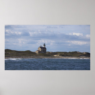 Póster del faro North Light Block Island